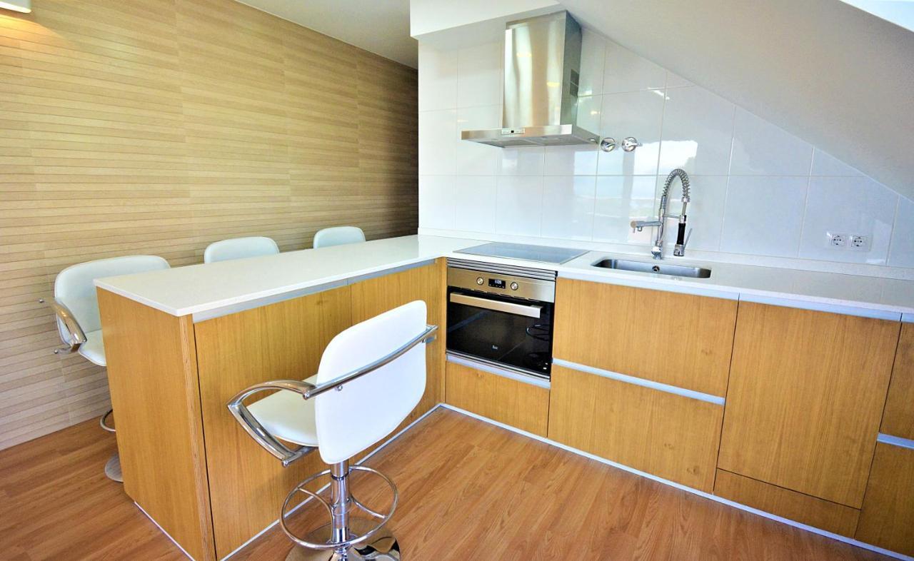 Ático de playa con vistas en Baltar Apartamento Portonovo Exterior foto